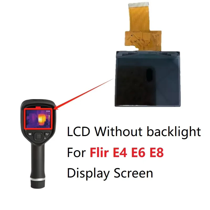 LCD Without backlight For Flir E4 E6 E8 Display Screen Replacement Parts Other Brand tablet repair parts