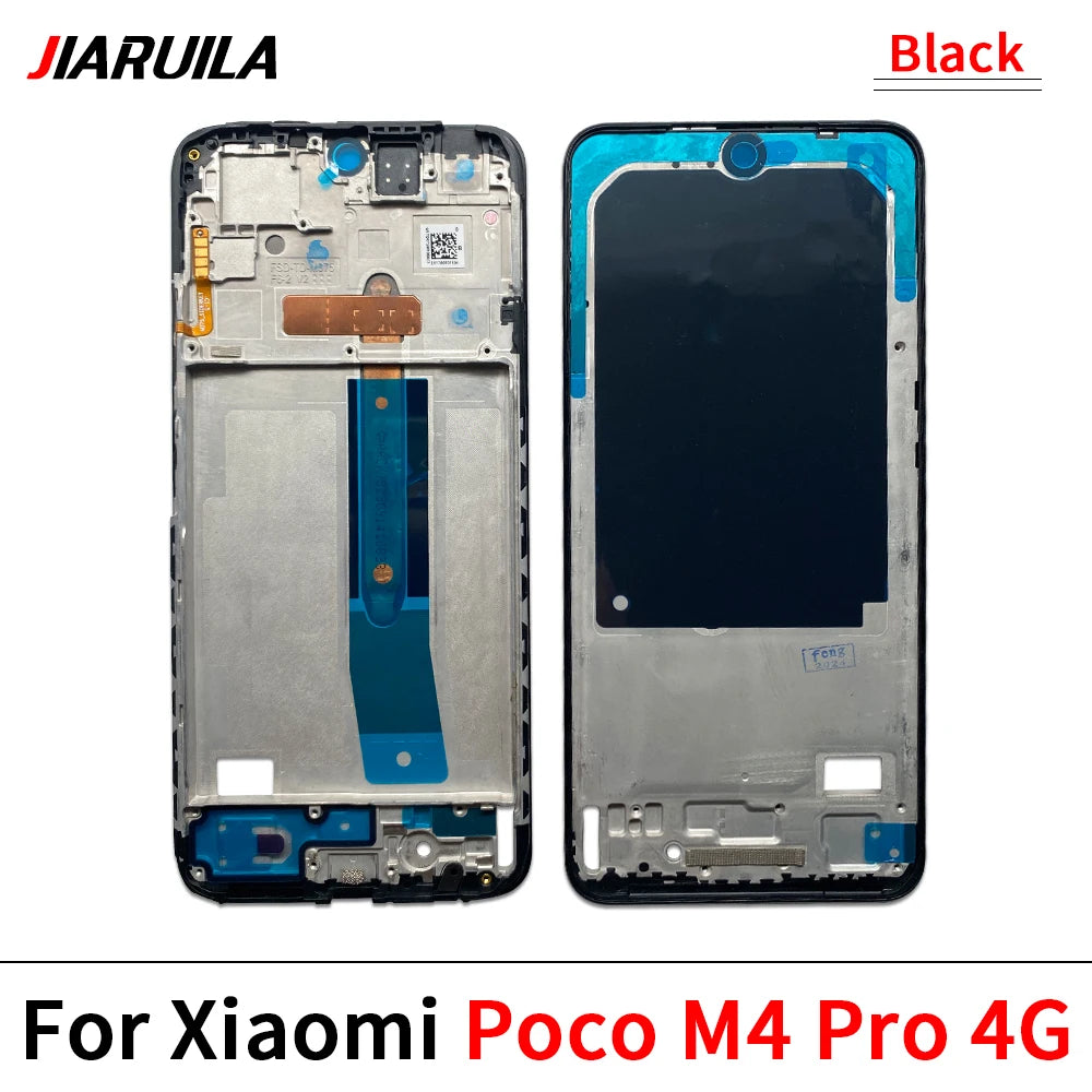 New Front Housing LCD Frame Screen Bezel Holder For Xiaomi Poco F3 F4 X3 GT M3 M4 M5s X5 X6 Pro 4G 5G Xiaomi  Xiao mi phone repair parts