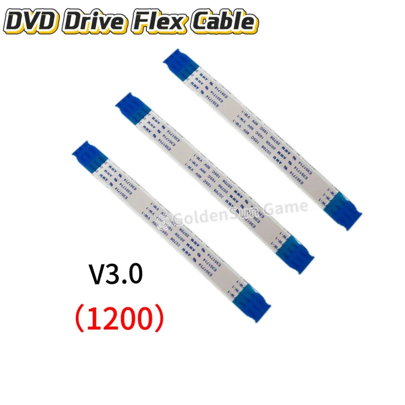 30pcs/lot for PS5 Game Console V1.0 2.0 3.0 DVD Drive Laser Lens Flex Cable for Ps5 1000/1100/1200 Power Connection Cable Repair Game console repair parts
