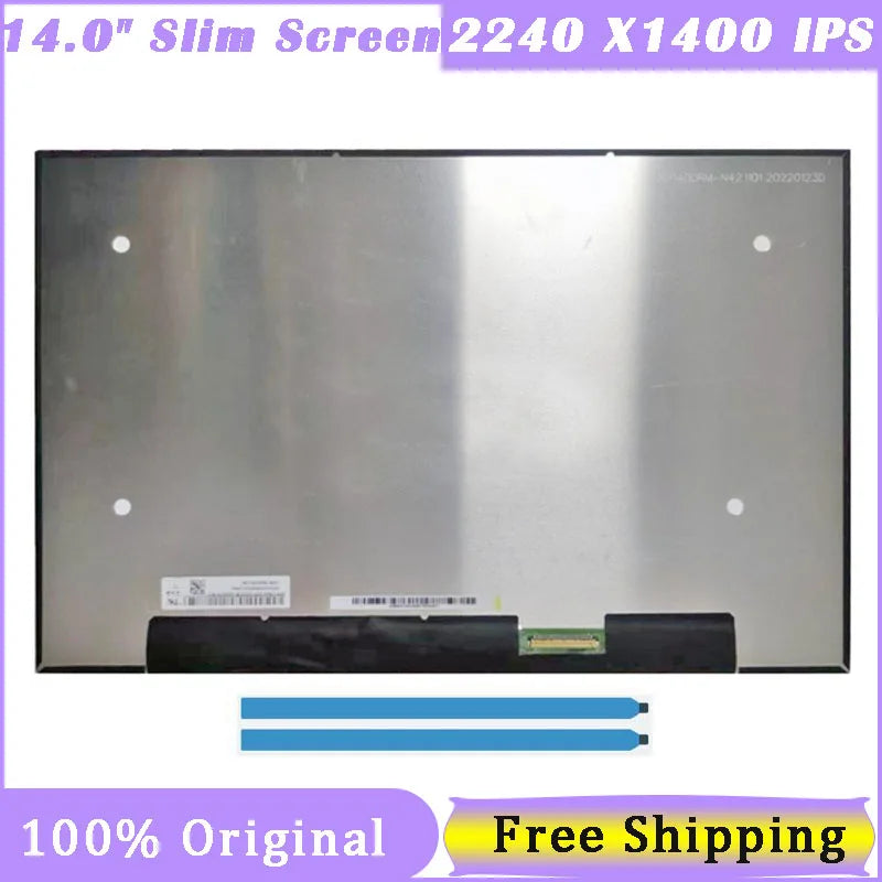 14 Inch IPS Screen NV140DRM-N42 B140QAN05.J M140NWHE R3 2240*1400 2.2K EDP 40 Pin 60HZ Laptop Display Panel replacement