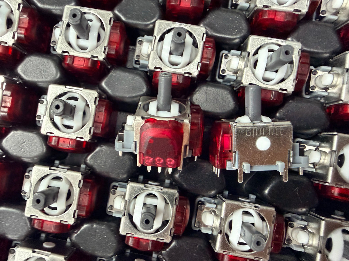 50PCS/Lot GINFULL TMR Joystick For PS5/Edge Controller RS13 Angle TMR Electromagnetic 3D Analog Sensor Thumbstick for Xbox PS4  Game console repair parts