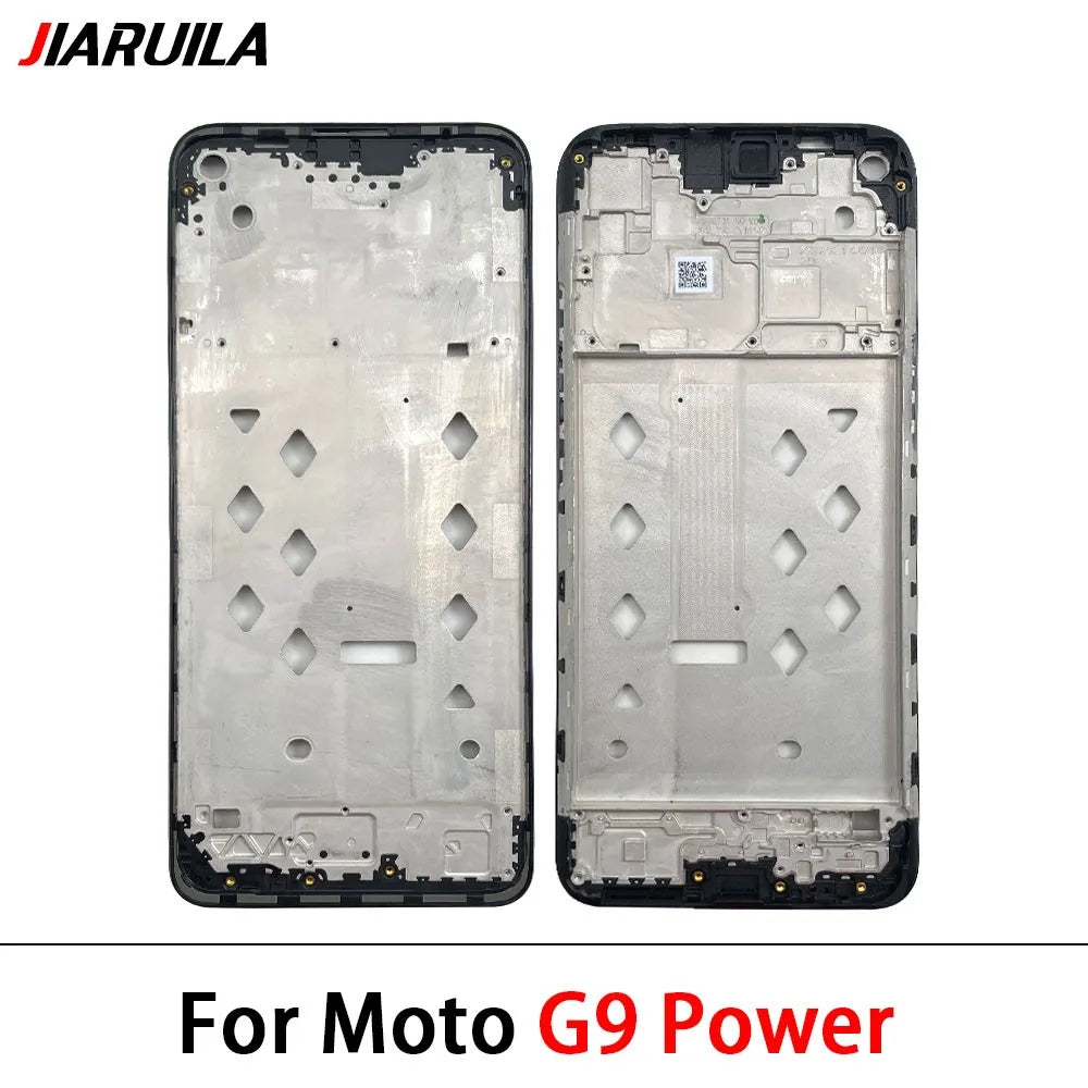 New Front Housing LCD Display Bezel Middle Frame For Motorola Moto G8 G9 Play Plus Power Lite Motorola phone repair parts