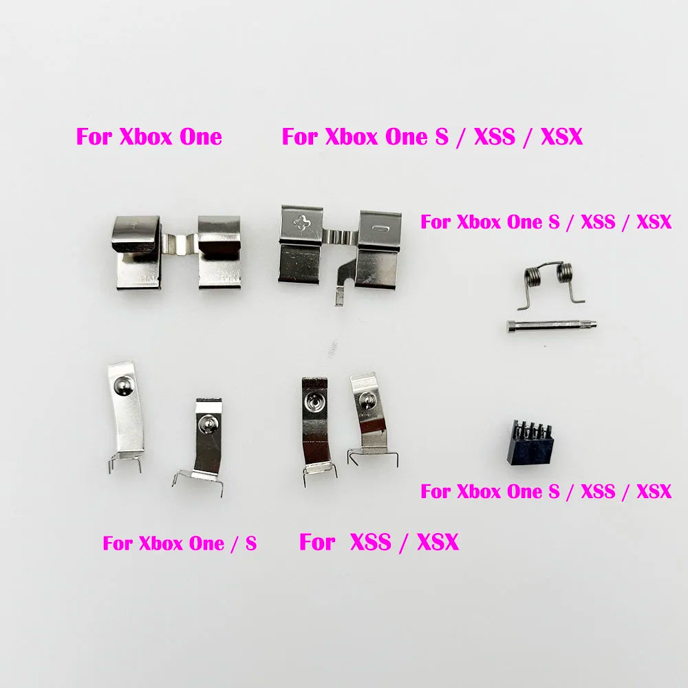 1PC-10PCS Battery Contact Connector Metal Clip For Xbox One S Xbox Series X S  Controller Battery Holder Spring For XSS XSX Game console repair parts