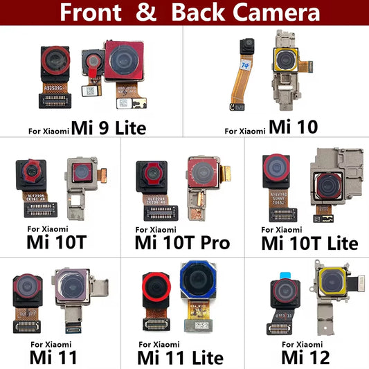 New For Xiaomi Mi 9 10 10T 11 12 Pro Lite Rear Camera Foam Front Back Camera Flex Cable Replacement Parts  Xiaomi  Xiao mi phone repair parts