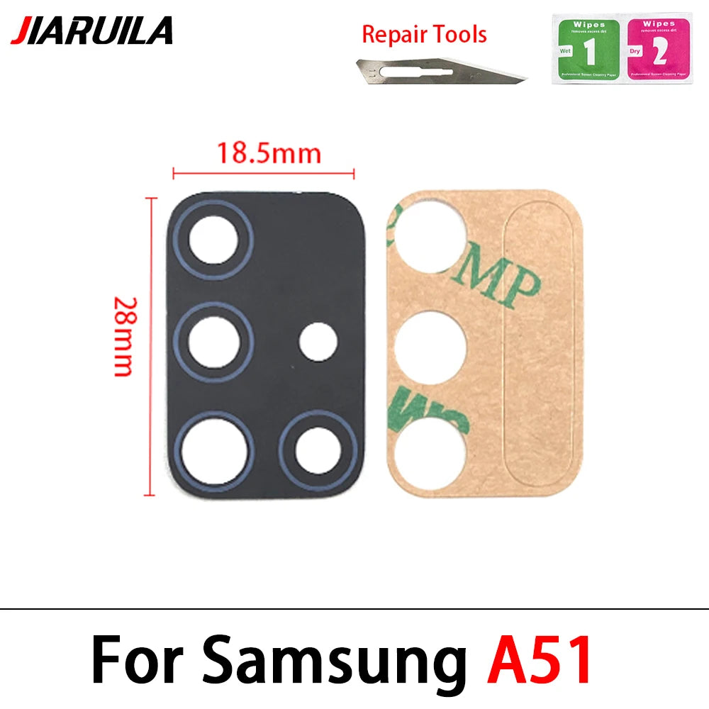 Back Rear Camera Glass Lens For Samsung A10 A20 A30 A50 A40 A70 A10s A20s A30S A50S A21s A01 A11 A12 A21 A31 A51 A71 Samsung phone repair parts