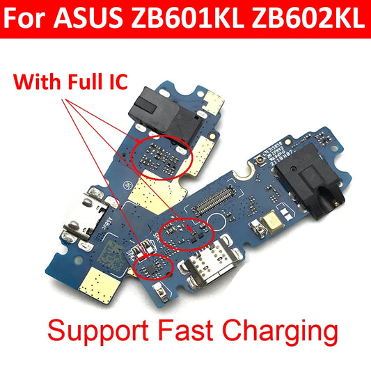 Micro Dock Connector Board USB Charging Port Flex Cable Replacement 5.99" For ASUS ZenFone Max Pro M1 ZB601KL ZB602KL Asus phone repair parts
