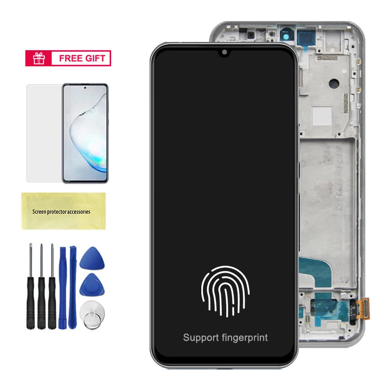 6.57'' Display Screen for Xiaomi Mi 10 Lite 5G Lcd Display Touch Screen Digitizer Assembly For Mi 10 Lite M2002J9G M2002J9S Xiaomi phone repair parts