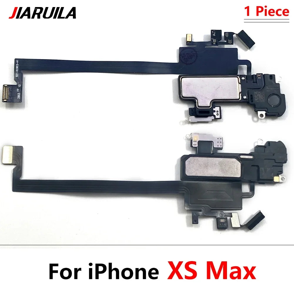 New Ear Speaker Earpiece Flex For iPhone X XR XS 11 12 Pro Max Mini Proximity Light Sensor Flex Cable Replacement Parts iPhone phone repair parts