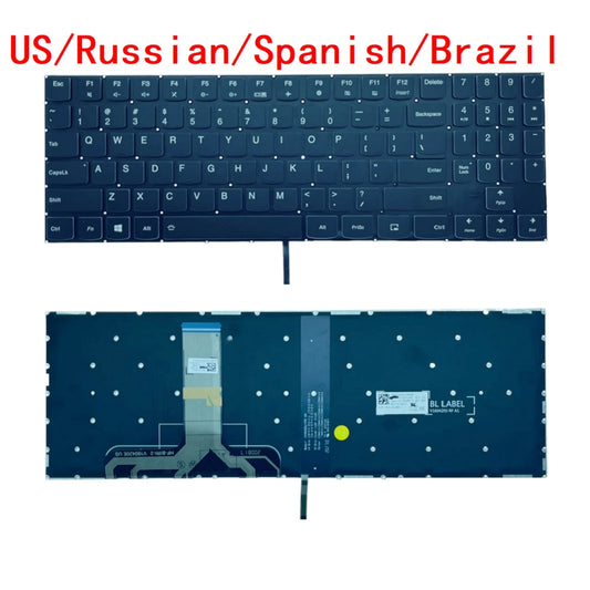 US Russian Spanish Brazil Backlit Keyboard For Lenovo Legion Y530 -15ICH Y7000P-1060 Y7000-2019 Y540-15IRH Y540-17IRH Y545-PG0 Lenovo laptop repair parts