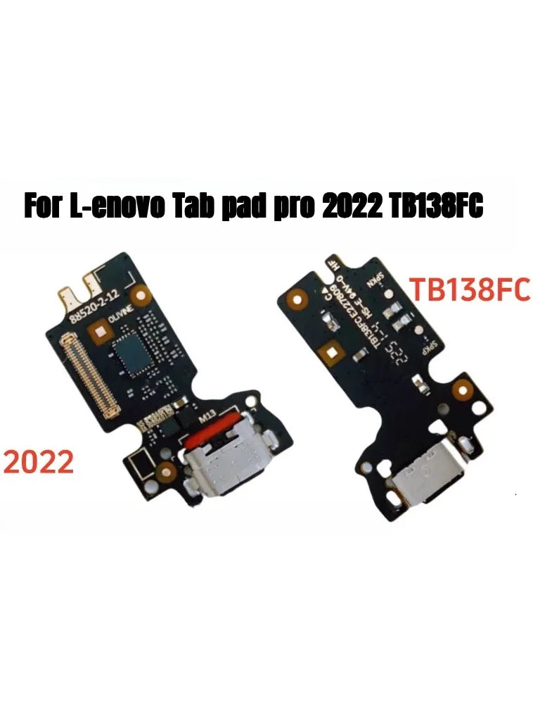 USB Charging Port Connector Plug Jack Charge Dock Board Flex Cable For Lenovo Tab pad pro 2022 TB138FC cable repair Lenovo tablet repair parts