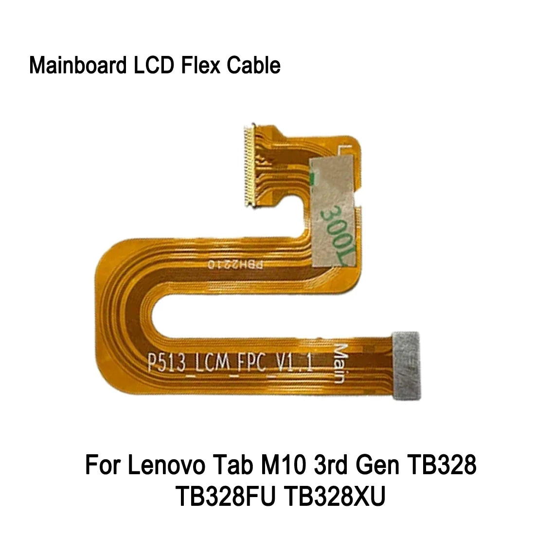 USB Charging Port Connector Charge Dock Board LCD Display Mainboard Flex Cable For Lenovo Tab M10 3rd Gen TB328FU TB328XU TB328 Motherboard to LCD Screen Connection Cable Replacement Lenovo Tablet repair parts
