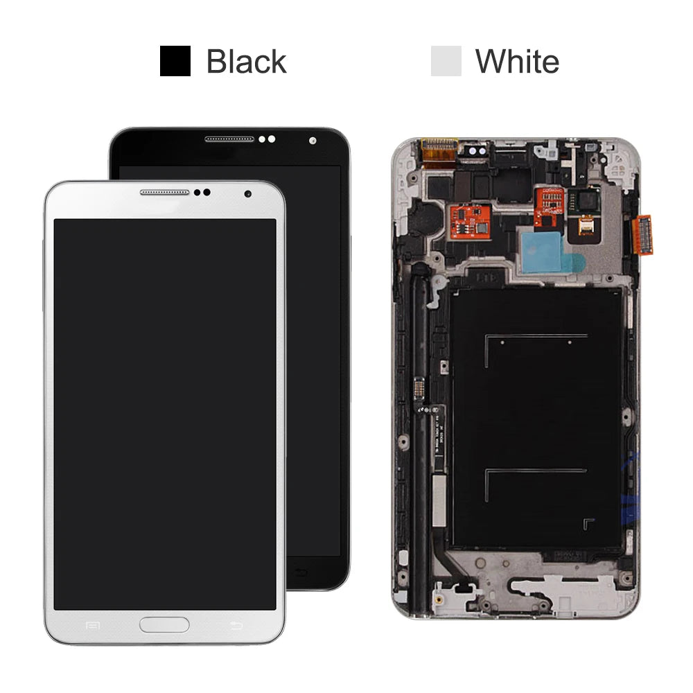 Note3 N9005 LCD For Samsung Galaxy Note 3 LCD Display With Touch Screen Digitizer For Samsung N9005 N900A Adjust Brightness lcd Samsung phone repair parts