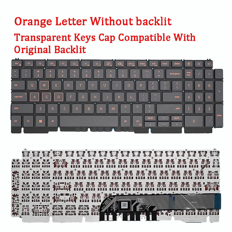 New ORIGINAL Laptop Keyboard For DELL G15 Ryzen Edition G15 5510 5511 5515 5520 5530 Dell laptop repair parts