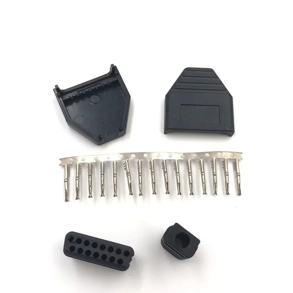 2Sets 15Pin Controller Port Connector For SNK /FC For NEOGEO /CD Controller Plug Repair Parts Game console repair parts