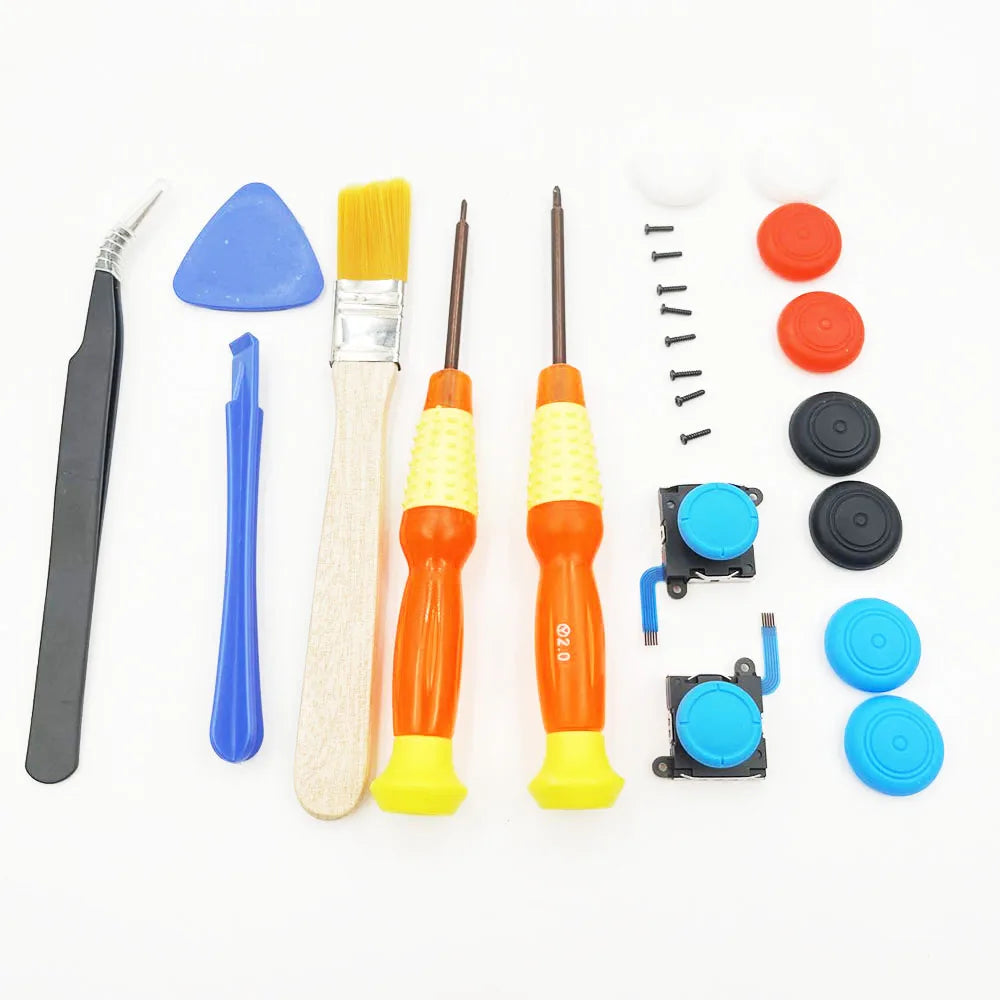 Joystick Repair for Nintendo Switch Joycon 3D Analog Thumb Sticks Caps Switch Lite OLED Tool Pry Tool Screwdriver Kit Game console repair parts