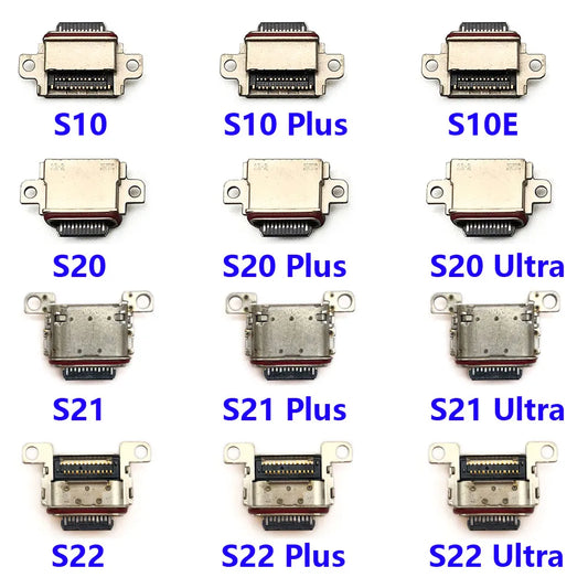 Charger Charging Connector USB Port Dock Connector Plug For Samsung S8 S9 S10 S20 S21 S22 S23 S24 Note 10 Plus Ultra S10e S7 Samsung phone repair parts