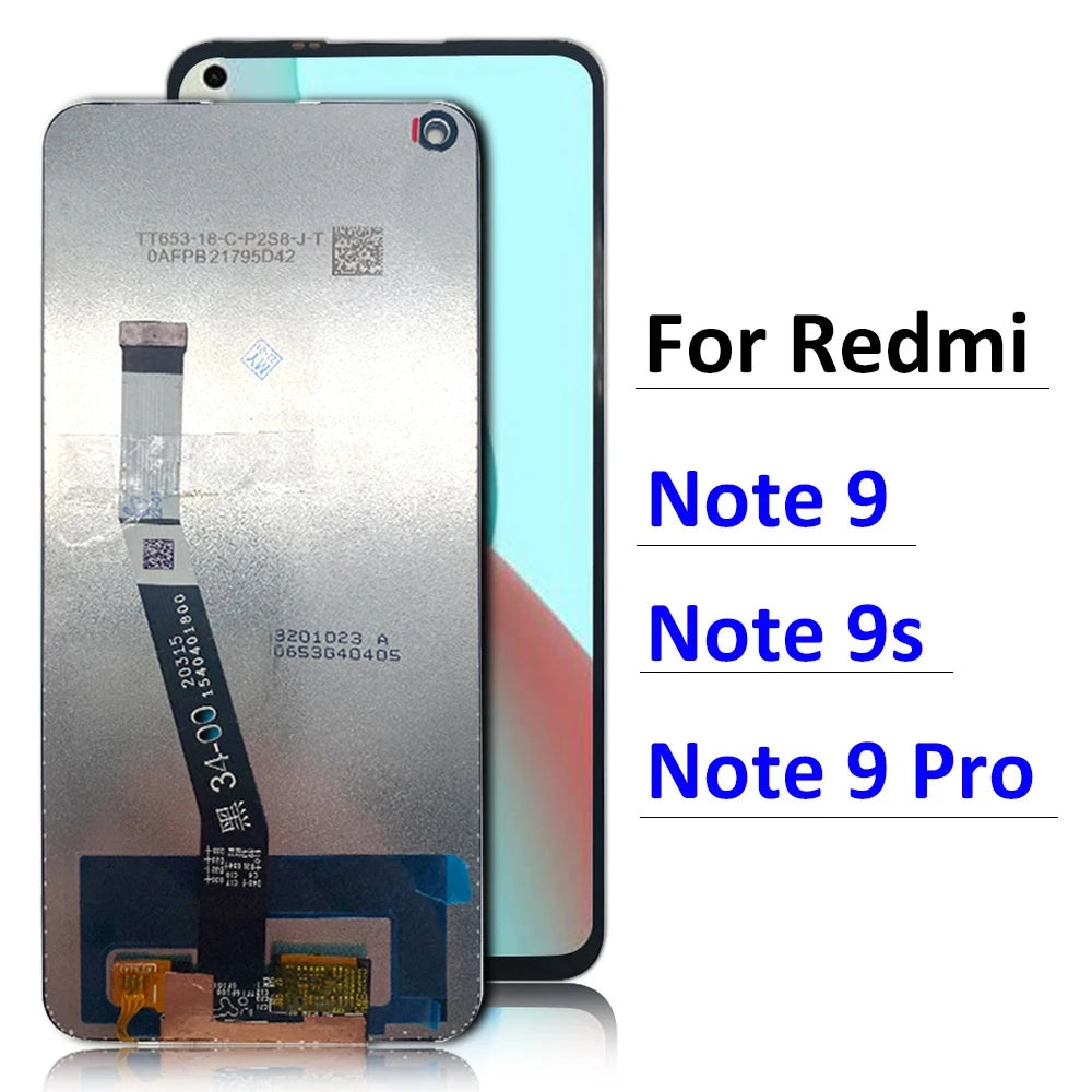 For Xiaomi Redmi Note 9 Pro 9S M2003J6A1G LCD Display Screen For Redmi  Note 9 LCD Display M2003J15SC M2003J15SG Xiaomi  Xiao mi phone repair parts