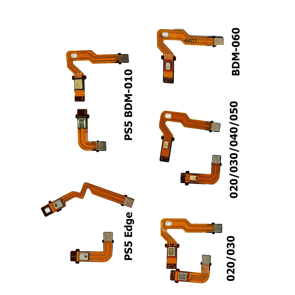 1/2/5/10 Sets Microphone Flex Cable for PS5 BDM-010/020/030/040/050/060 Handle Inner Mic Ribbon Cable For PS5 Edge  Game console repair parts