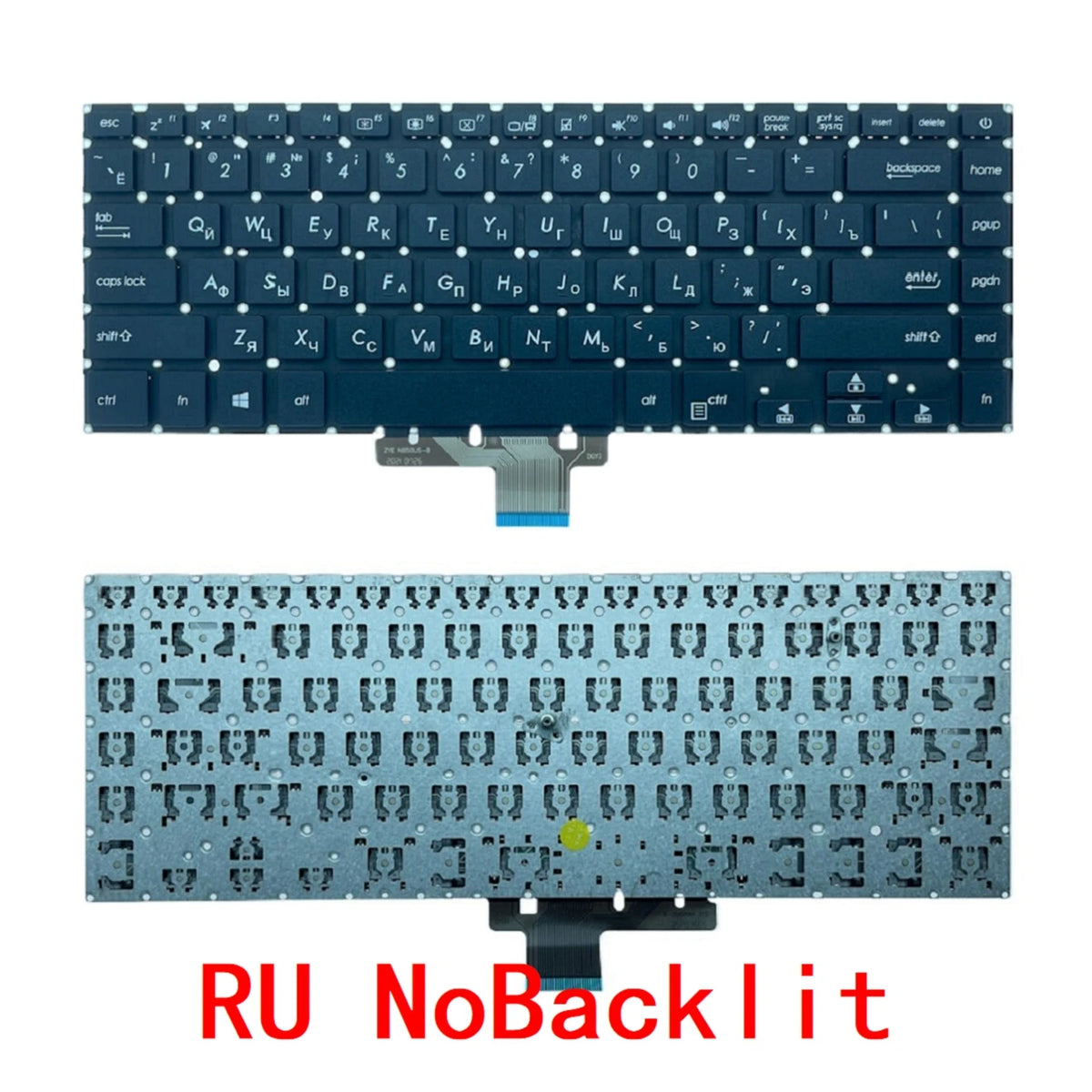 US Russian Spanish Backlit Keyboard For ASUS VivoBook S510 X510 X510U X510UA X510QA S15 S510U S5100UQ UK505B U5100UQ F510U A510U ASUS laptop repair parts