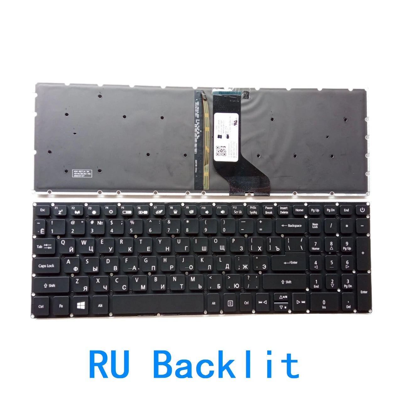 New US Russian Spanish Brazil Backlit Keyboard For Acer Aspire 3 A315-21 A315-41 A315-41G A315-31 A315-51 A315-53 A315-53G Acer laptop repair parts