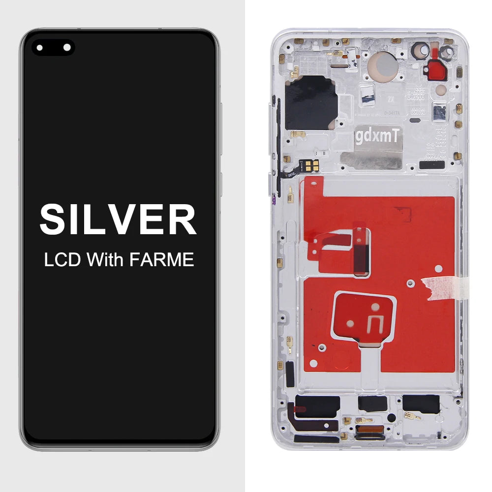 6.1'' For HUAWEI P40 ANA-AN00 ANA-TN00 ANA-NX9 ANA-LX4 LCD Display Touch Screen Digitizer Assembly Replacement 100% Tested HUAWEI phone repair parts