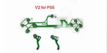50pcs Film For PS2 PS3 PS4 Pro Slim JDS 030 040 050 Controller Conductive Film Keypad Flex Cable For PS5 Circuit Board Game console repair parts