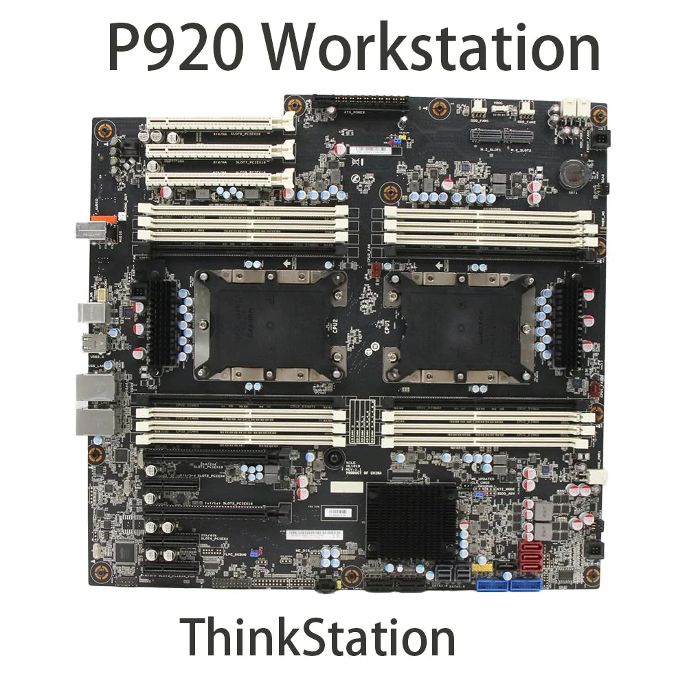 For Lenovo ThinkStation	P920 Workstation Laptop Motherboard 00FC948 With  FRU:5B20X58741 5B20U90959 5B20X58742 01LM604 Lenovo laptop repair parts