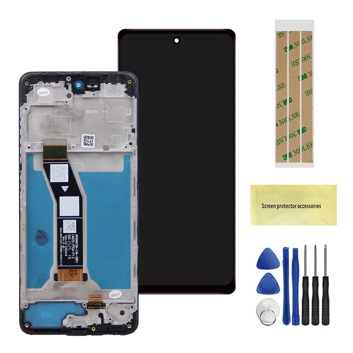6.56" IPS For Motorola Moto E14 LCD Touch Screen Digiziter For Motorola Moto E14 XT2421-14 LCD Frame Assembly Replacement Parts Motorola phone repair parts