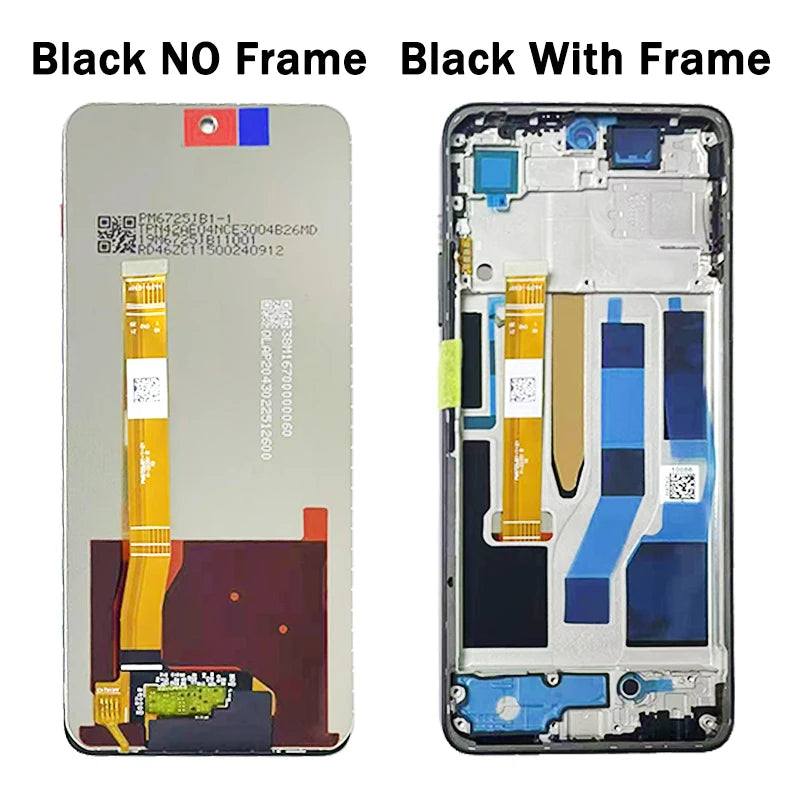 6.72 “inch For Oppo Realme 10 Pro LCD RMX3663 RMX3660 RMX3661 Display Screen Touch Panel Digitizer Assembly Replacement  Oppo phone repair parts