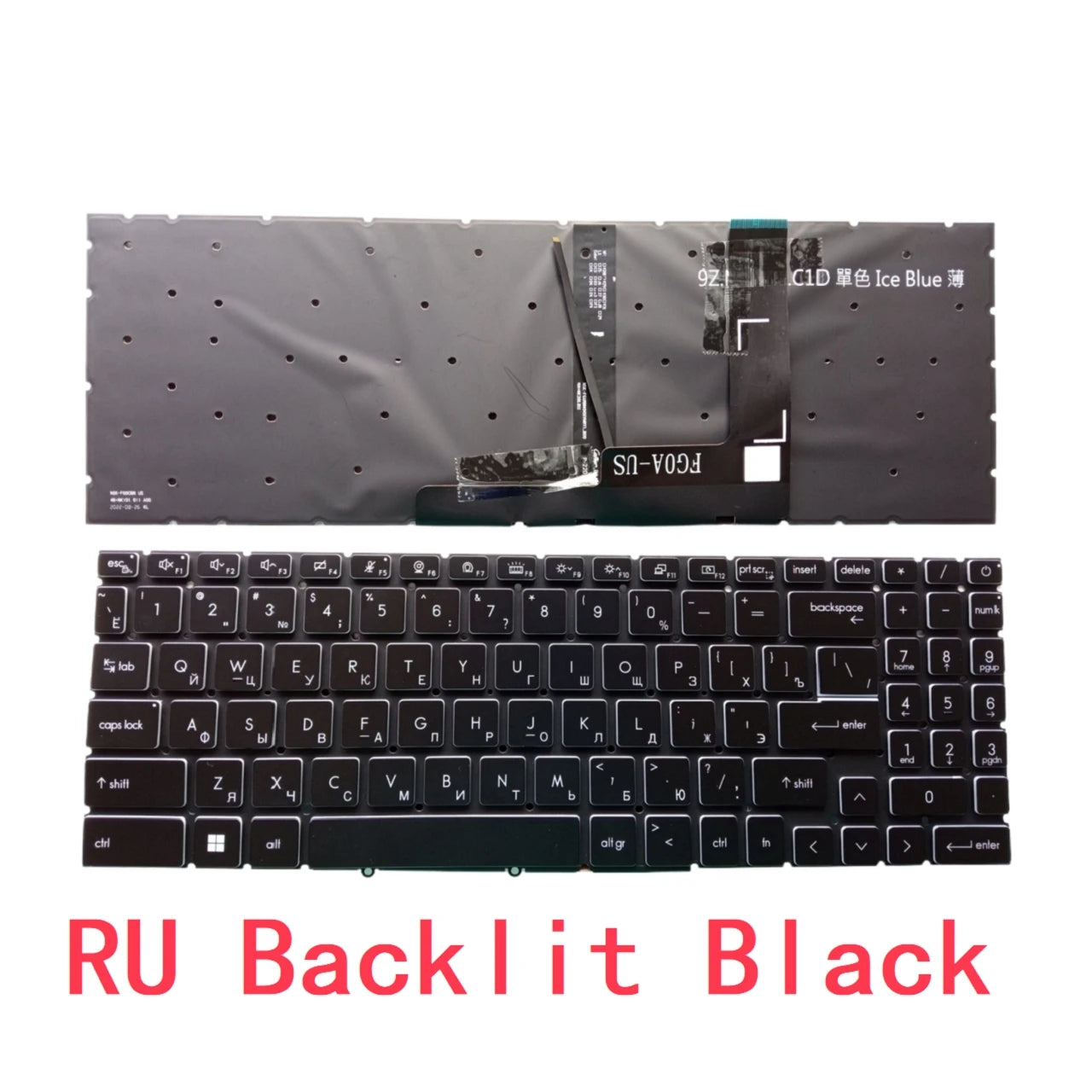 New US Russian Spanish Laptop RGB Keyboard For MSI GL66 GF66 MS-1581 1582 1583 1585 GL76 GF76 MS-17L1 17L2 17L3 MS-17L4 MS-17L5 MSI laptop repair parts