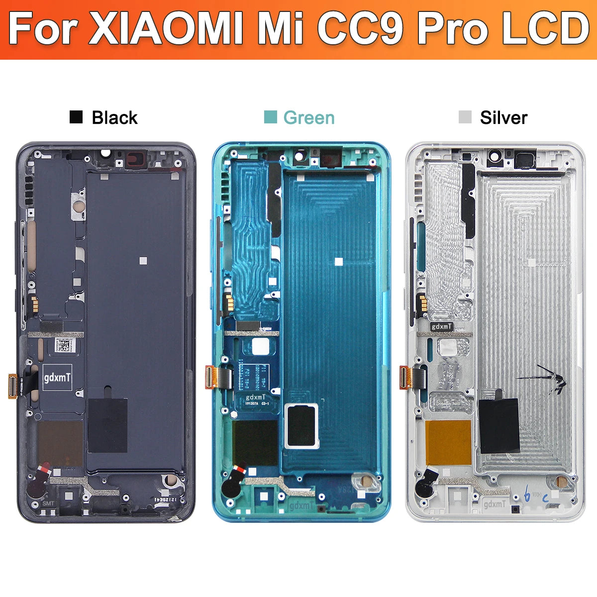 TFT 6.47" For Xiaomi Mi Note 10 LCD Mi Note10 Pro Display Touch Screen Digitizer For Mi CC9 Pro LCD Replacement Parts Xiaomi phone repair parts