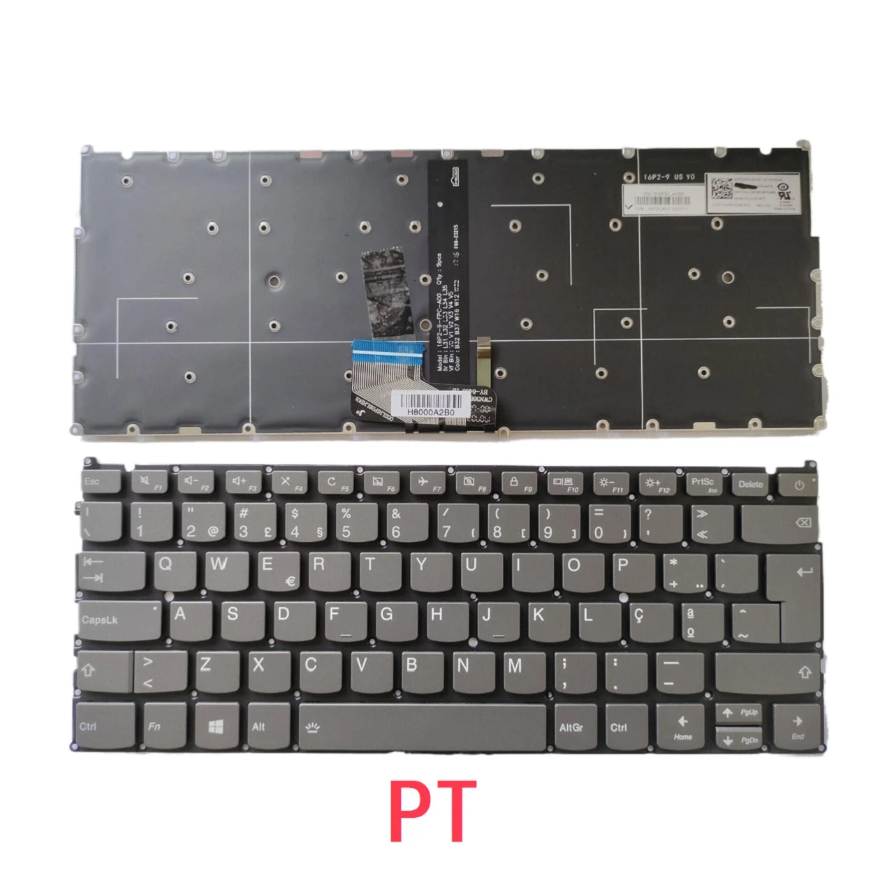 New US Spanish Portuguese Laptop Backlit Keyboard For Lenovo IdeaPad 720S-13 720S-13IKB 720S-13ARR Notebook PC Replacement Lenovo laptop repair parts