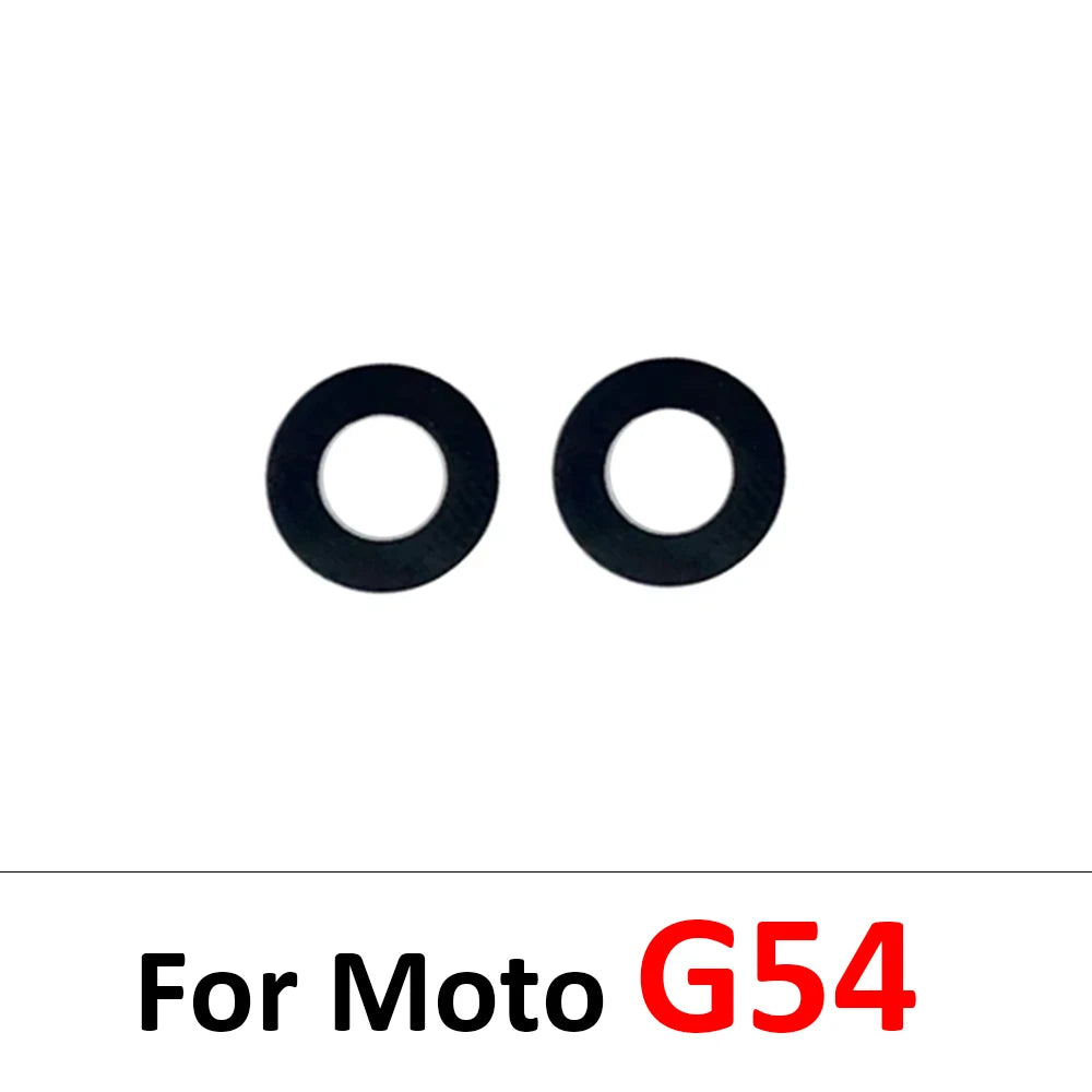 Rear Back Camera Glass Lens With Adhesive For Motorola Moto G22 G32 G42 G52 G62 G13 G23 G53 G73 G14 G24 G34 G54 G84 G04 G82 5G Motorola phone repair parts