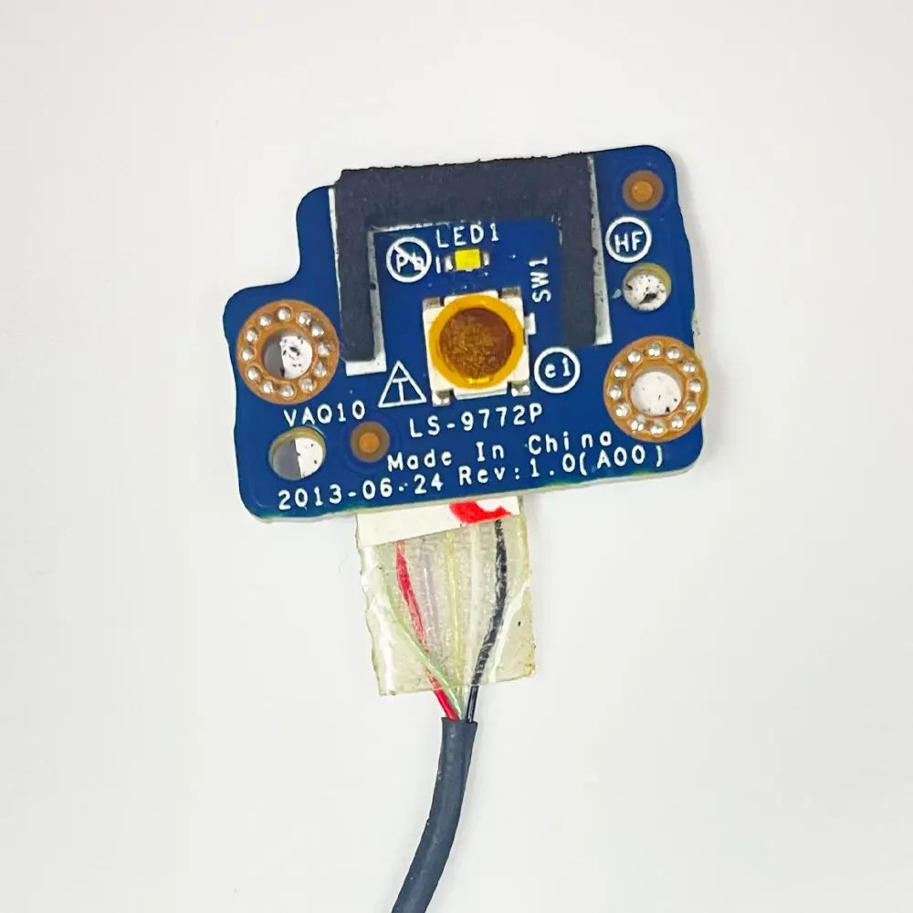 For Dell Precision M4700 M4800 M6800 Laptop Switch Power Button Board with Cable Repairing Accessories LS-9772P LS-9783P Dell laptop repair parts