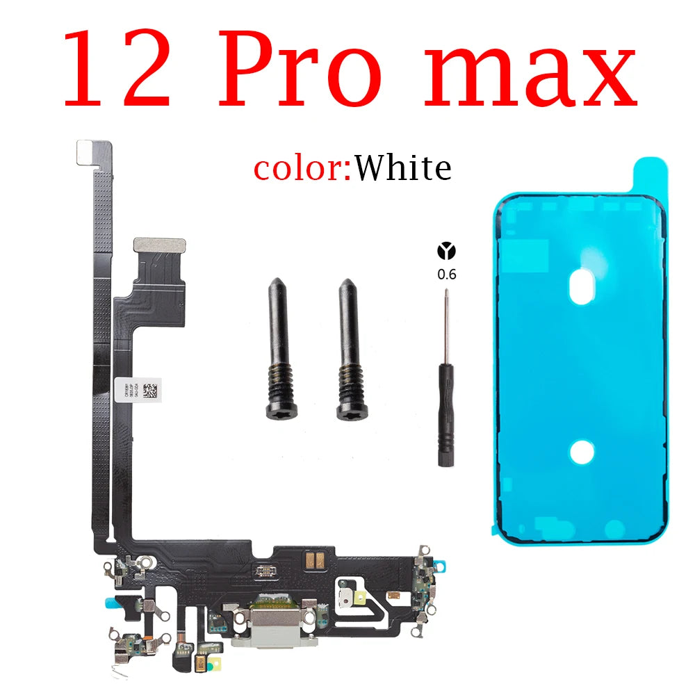 Charging Flex Cable for iPhone 11 12 mini 13 14 Pro max Dock Connector USB Charger Port Ribbon iPhone phone repair parts