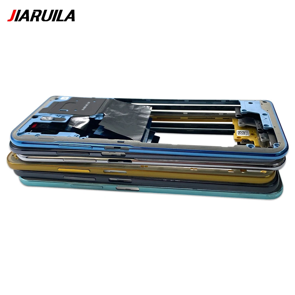 New Middle Frame Bezel Middle Plate Plastic For Xiaomi Poco X3 X4 GT X4 X5 M5s M4 Pro 4G 5G Middle Frame With Volume Button Xiaomi  Xiao mi phone repair parts