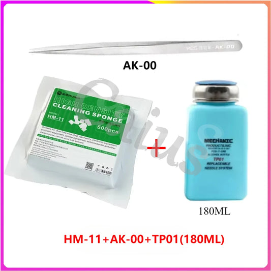 MIJING HM-11 Nano Cleaning Sponge for Mobile Phone Rear Glass/Screen/Frame/Camera Module Cleaning Without Residue Removal Tools Professional Repair Tools