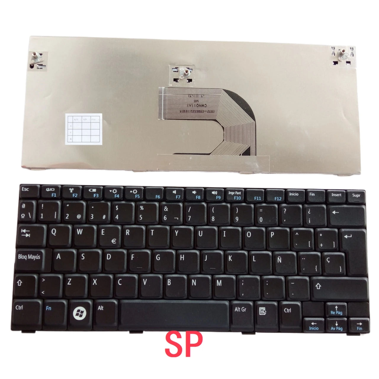 New US Russian Spanish Brazil Laptop Keyboard For Dell Inspiron mini1012 1012 1018 Notebook PC ReplacementDell laptop repair parts