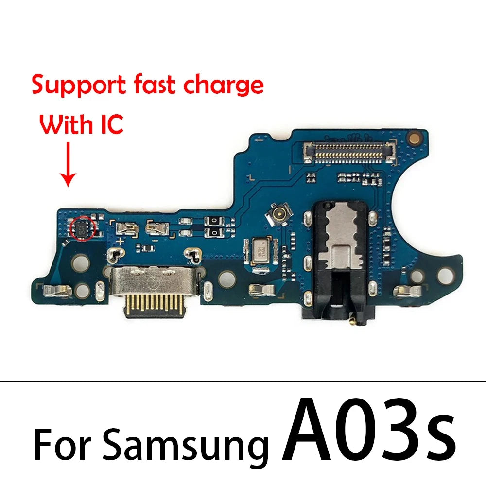 New For Samsung A10 A20 A30 A50 A70 A01 A11 A31 A51 A71 A21s A03 A03s USB Charger Port Dock Connector Charging Board Flex Cable Samsung phone repair parts