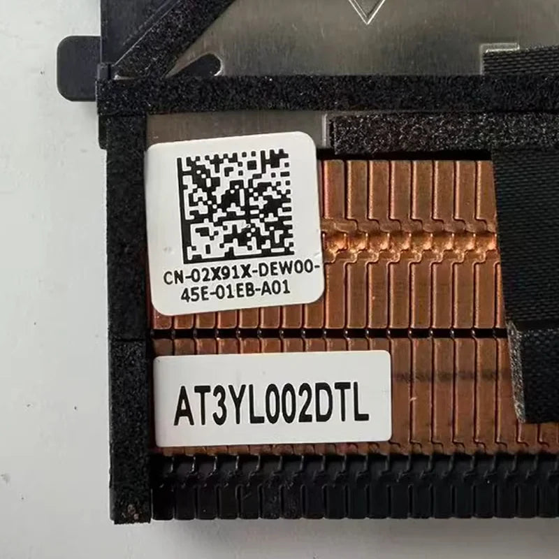 NEW ORIGINAL Laptop CPU GPU Cooling Fan With Heatsink For DELL Latitude 7640 E7650 P126F 02X91X 0PN252 Dell laptop repair parts