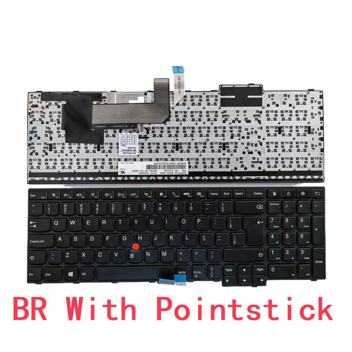 New US Russian Spanish Brazil Laptop Keyboard For Lenovo Thinkpad Edge E550 E550C E555 E555C E560 E560p E565 E560C E565C 01AX880 Lenovo laptop repair parts