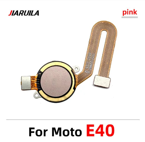 10Pcs/Lot, Home Button FingerPrint Touch ID Sensor Flex Cable For Motorola Moto E20 E32 E40 E6s E7 Plus Power Motorola phone repair parts