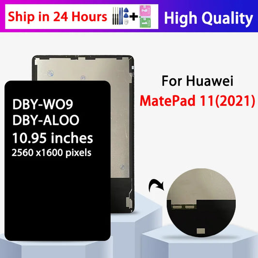 10.95"inch Tested for Huawei MatePad 11 2021 DBY-W09 DBY-AL00 LCD Display Touch Screen Digitizer Assembly Repair Parts Tablet repair parts