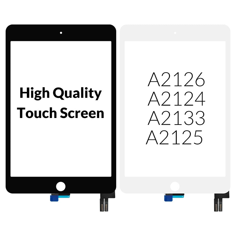 1Pcs Touchscreen Orginal For iPad Mini5 Touch Screen A2126 A2124 A2133 A2125 Front Glass Digitizer Panel Replacement With Oca  iPad repair parts