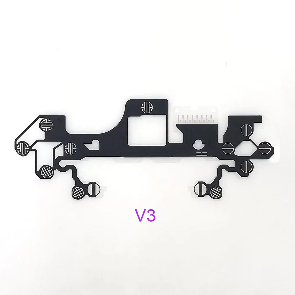1-20set For PS2 PS3 PS4 Pro Slim JDS 030 040 050 Controller Conductive Film Keypad Flex Cable For PS5 Circuit Board Game console repair parts