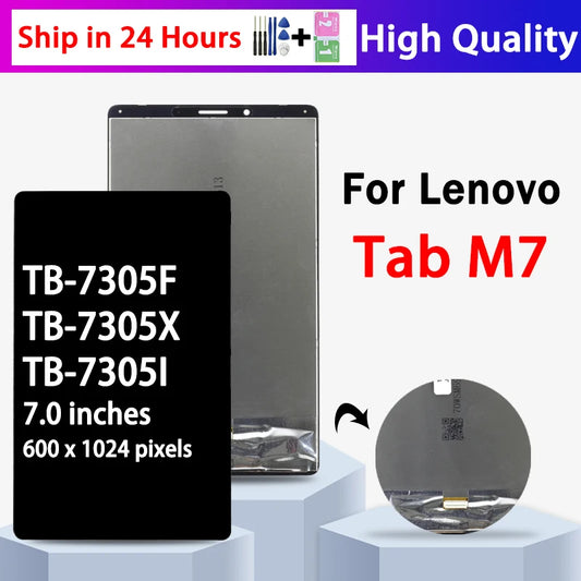 7" NEW 7305 Display For Lenovo Tab M7 TB-7305F TB-7305i TB-7305x 3G 4G WIFI LCD Display and Touch Screen Digitizer Assembly Tablet repair parts