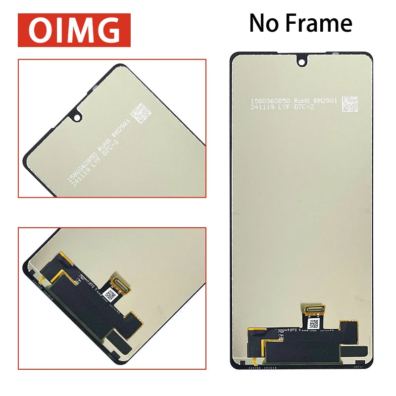 6.8" OEM Stylo6 Display Screen For LG Stylo 6 LM-Q730TM LMQ730TM LCD Display Touch Screen Digitizer Assembly Replacement LG phone repair parts