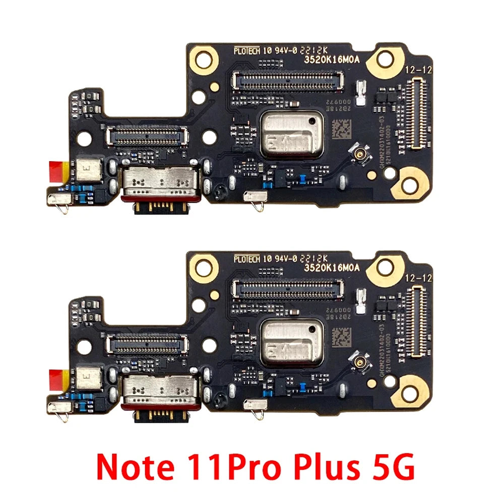 New For Xiaomi Redmi Note 11 Pro Plus 5G USB Charging Port Mic Microphone Dock Connector Board Flex Cable  Xiaomi  Xiao mi phone repair parts