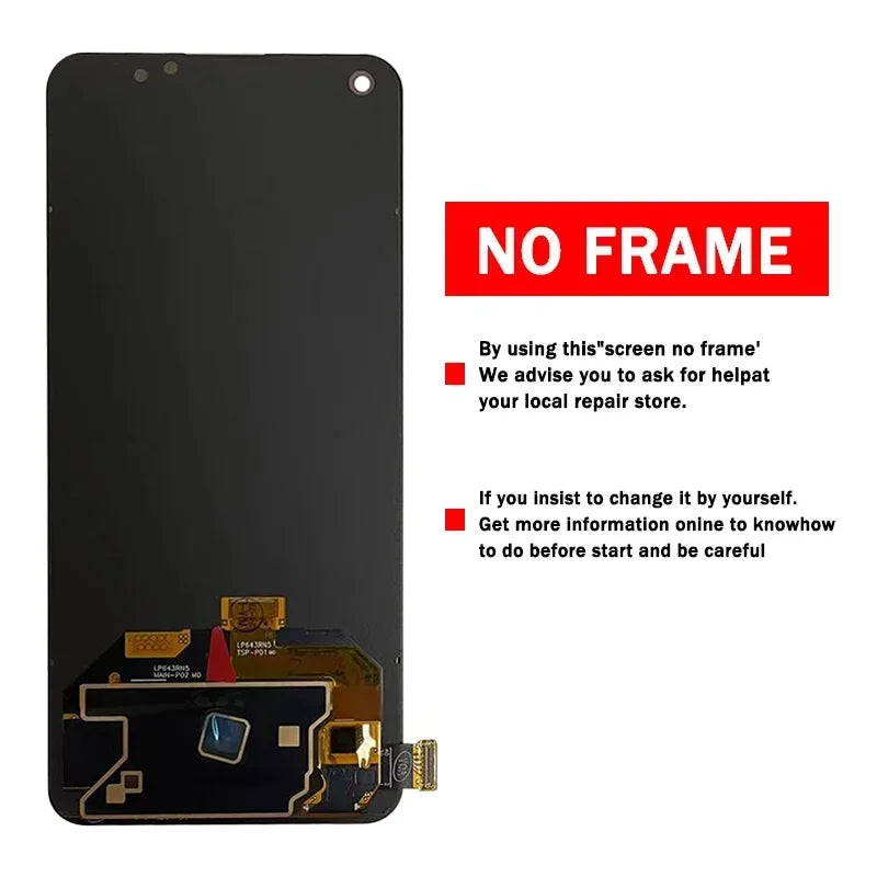 Super AMOLED For OnePlus Nord 2 5G DN2103 LCD Display Touch Screen Digitizer For One Plus Nord2 5G DN2101 Display  OnePlus phone repair parts