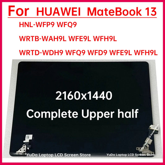 13 Inch For HUAWEI MateBook 13 WRTB-WAH9L HNL-WFP9 WRTD-WDH9 WFQ9 WFD9 WFE9L WFH9L LCD Touch Screen Display Assembly Replacement HUAWEI laptop repair parts